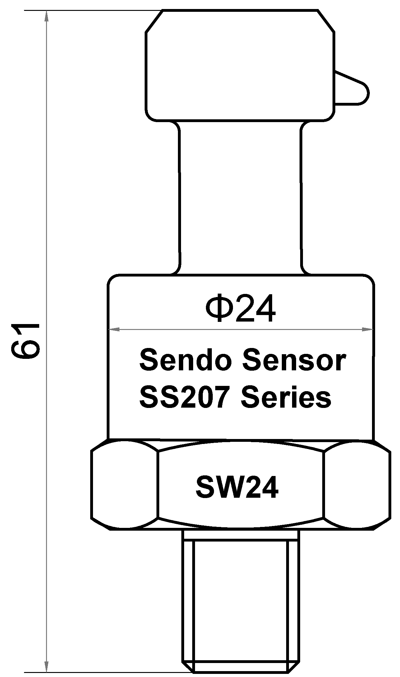 SS207 series low cost pressure sensor