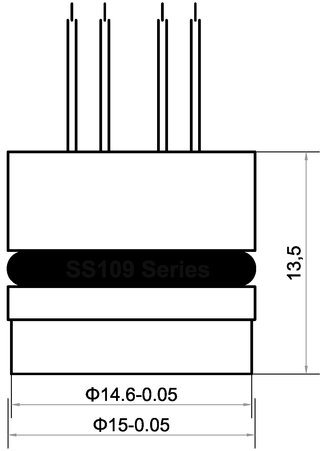 SS109 series piezoresistive capsule