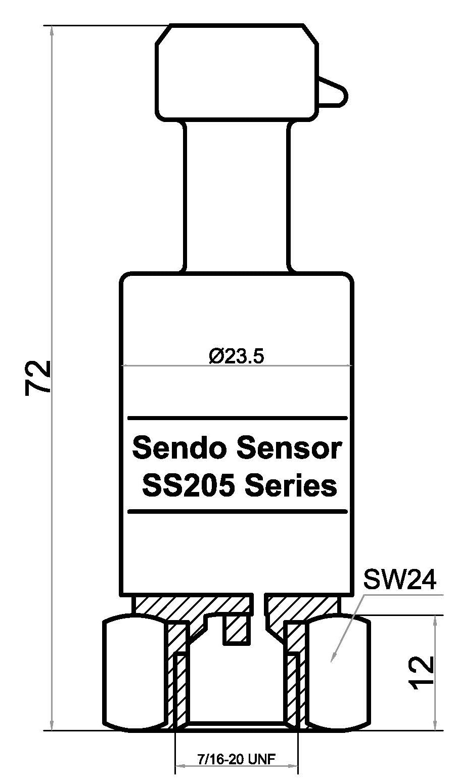 SS205 series Refrigeration pressure sensor
